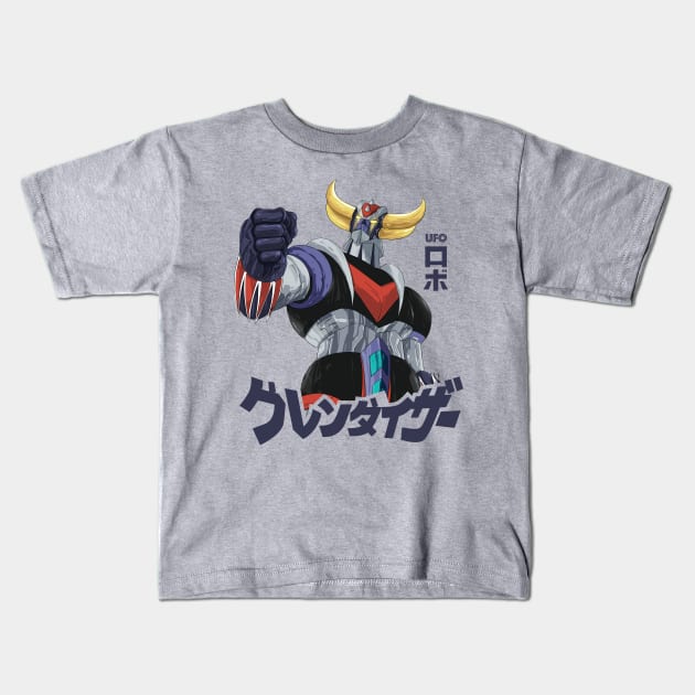 Ufo Robot Goldrake | Grendizer Atlas UFO Robot Kids T-Shirt by SALENTOmadness